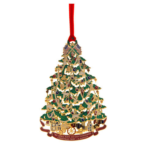 White House Christmas Ornament 2008 - White House Christmas Ornament (Benjamin Harrison) ornament collectible [Barcode 678598139558] - Main Image 2