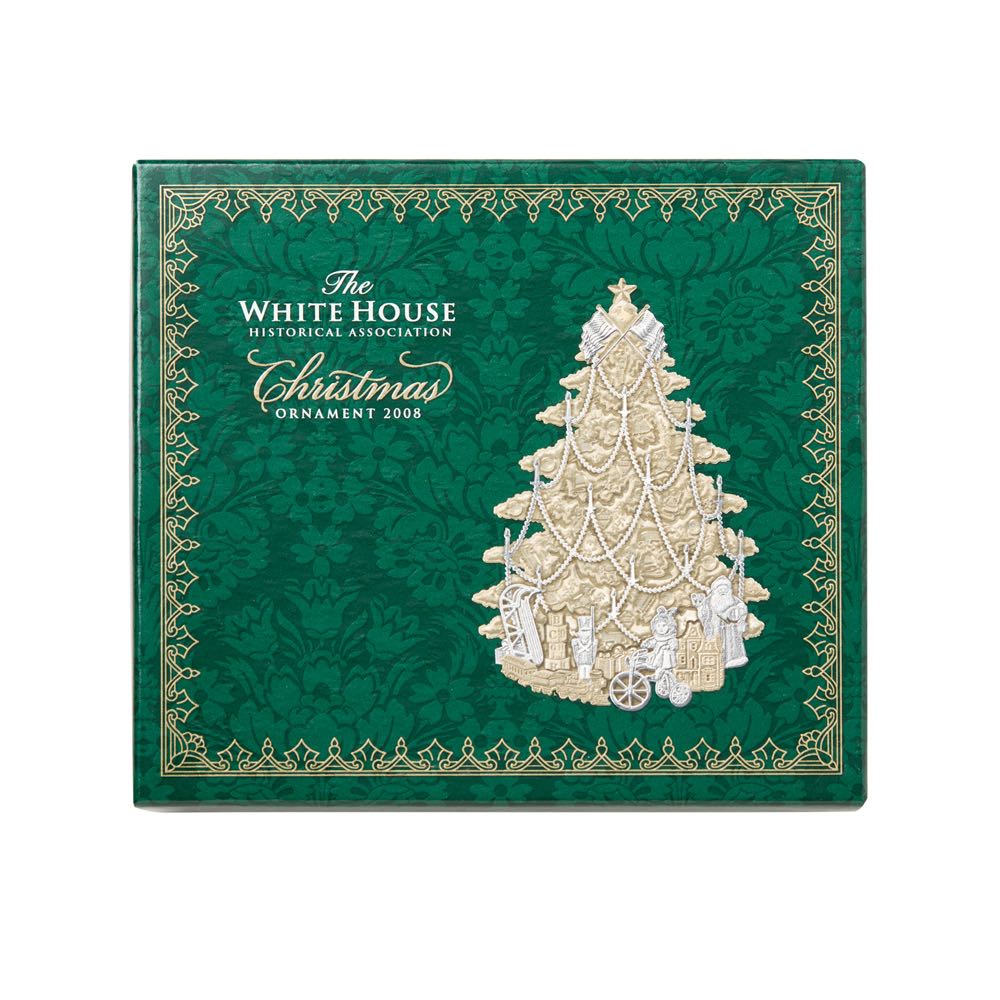 White House Christmas Ornament 2008 - White House Christmas Ornament (Benjamin Harrison) ornament collectible [Barcode 678598139558] - Main Image 3