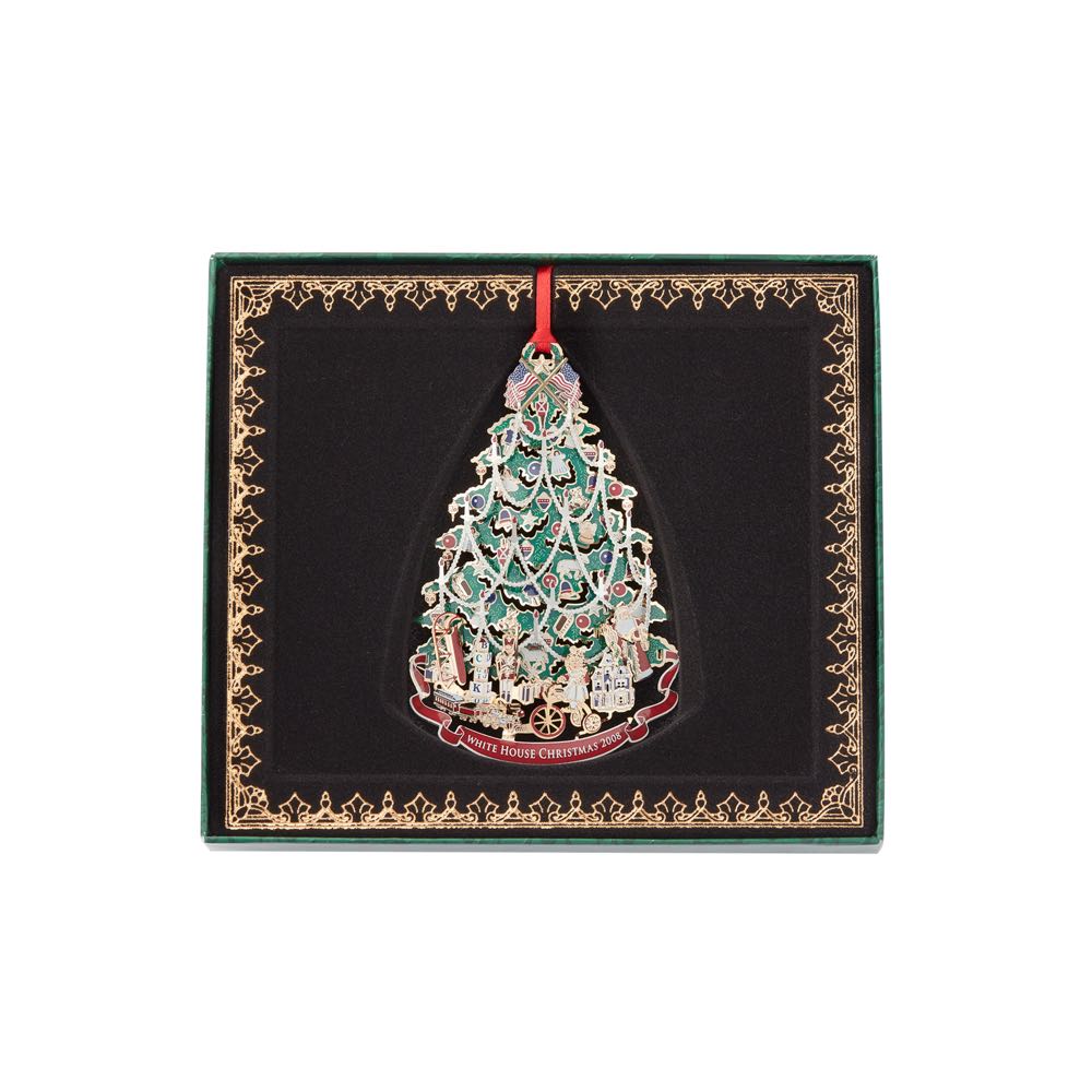White House Christmas Ornament 2008 - White House Christmas Ornament (Benjamin Harrison) ornament collectible [Barcode 678598139558] - Main Image 4