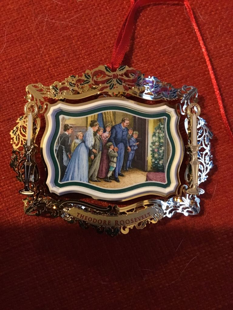 White House Christmas Ornament  2011 - White House Christmas Ornament (Theodore Roosevelt) ornament collectible [Barcode 678598145535] - Main Image 2