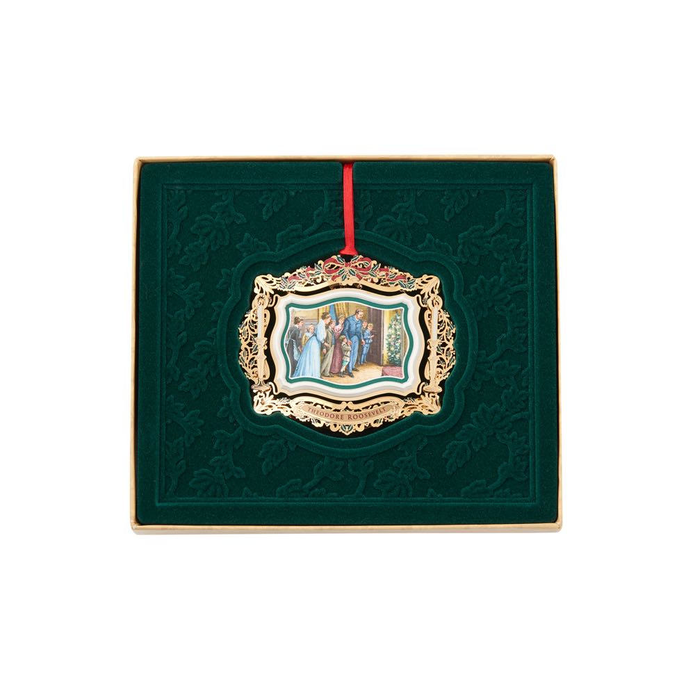 White House Christmas Ornament  2011 - White House Christmas Ornament (Theodore Roosevelt) ornament collectible [Barcode 678598145535] - Main Image 4