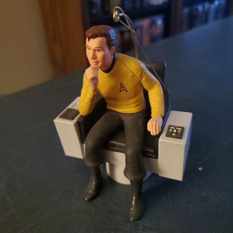 ST:TOS - “CAPTAIN JAMES T. KIRK” - Star Trek: The Original Series (Hanging Ornament) ornament collectible [Barcode 015012309324] - Main Image 3