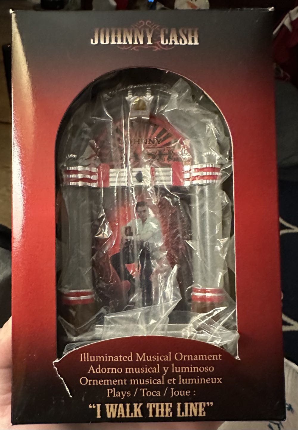 Johnny Cash "Ring Of Fire”  ornament collectible [Barcode 681884151097] - Main Image 2