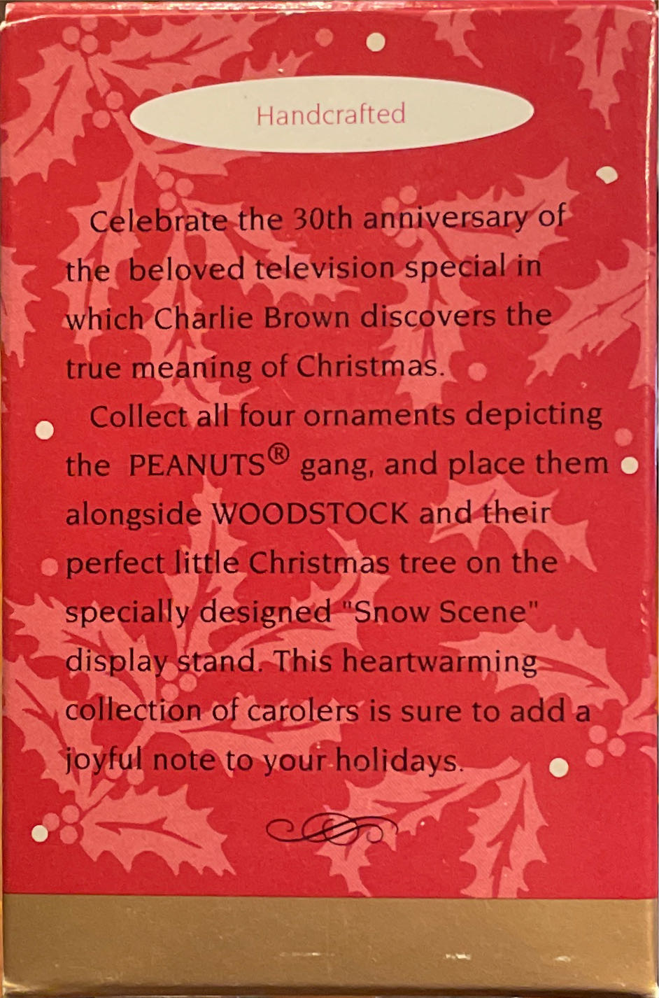 Charlie Brown - Peanuts - A Charlie Brown Christmas (Peanuts) ornament collectible [Barcode 015012322286] - Main Image 3