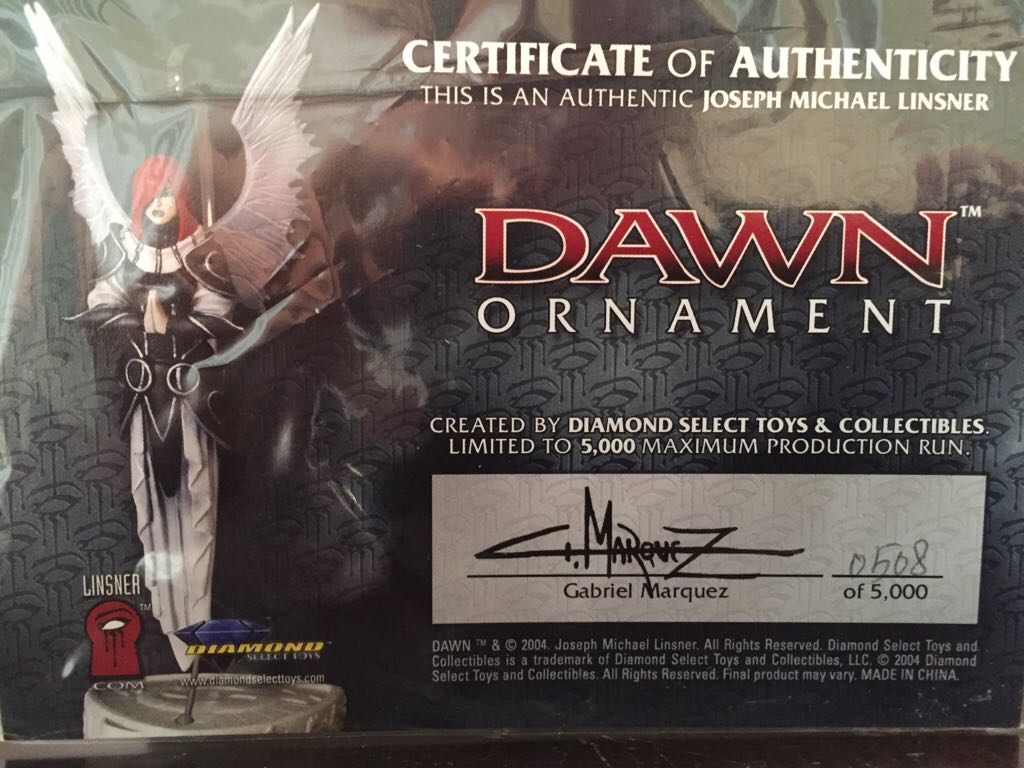 Dawn  (Comics) ornament collectible [Barcode 699788635223] - Main Image 2