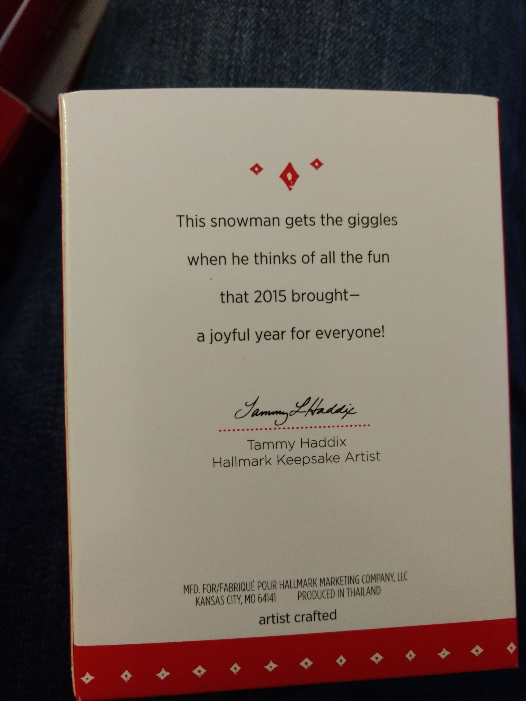 Frosty Fun Decade - Frosty Fun Decade Series (6th In Series) ornament collectible [Barcode 705902489501] - Main Image 2