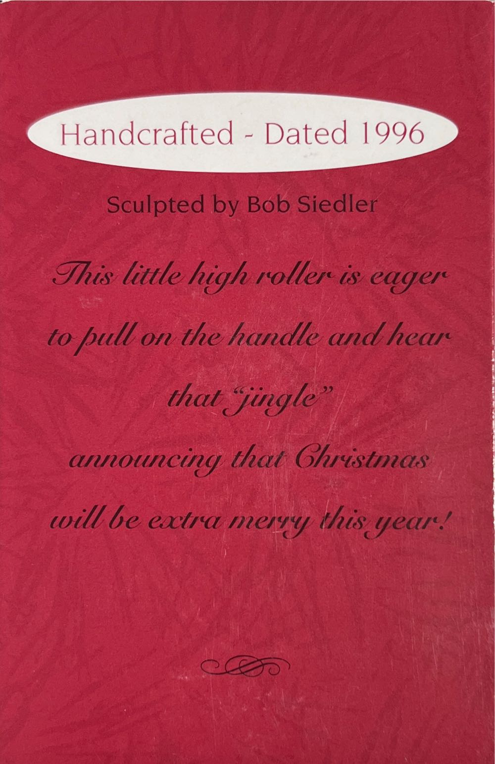 Jackpot Jingle  - Gaming (Toys & Games) ornament collectible [Barcode 015012335132] - Main Image 2