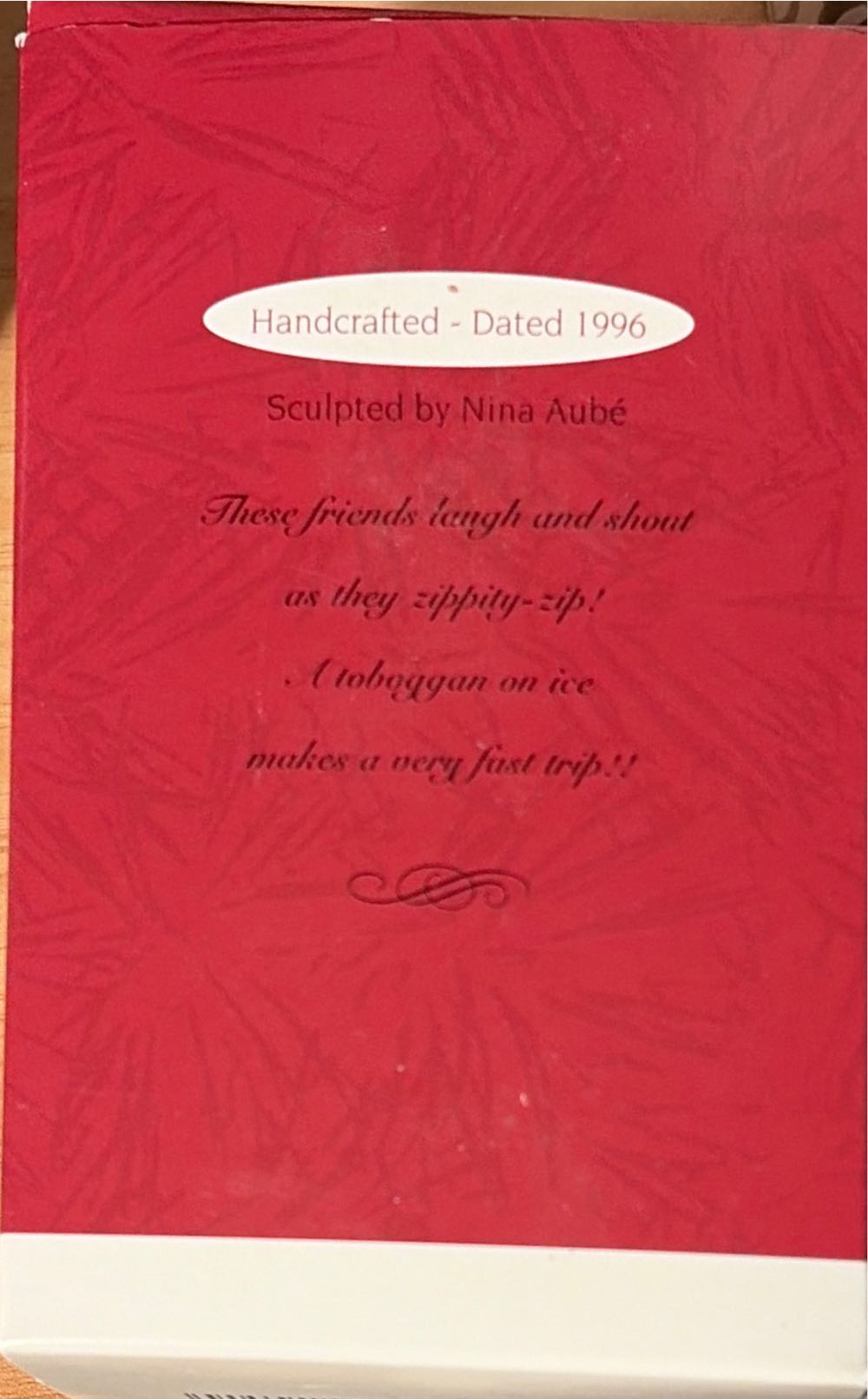 Hillside Express - Keepsake Ornament (Bear, Beaver, Bunny, Sled) ornament collectible [Barcode 015012336382] - Main Image 3