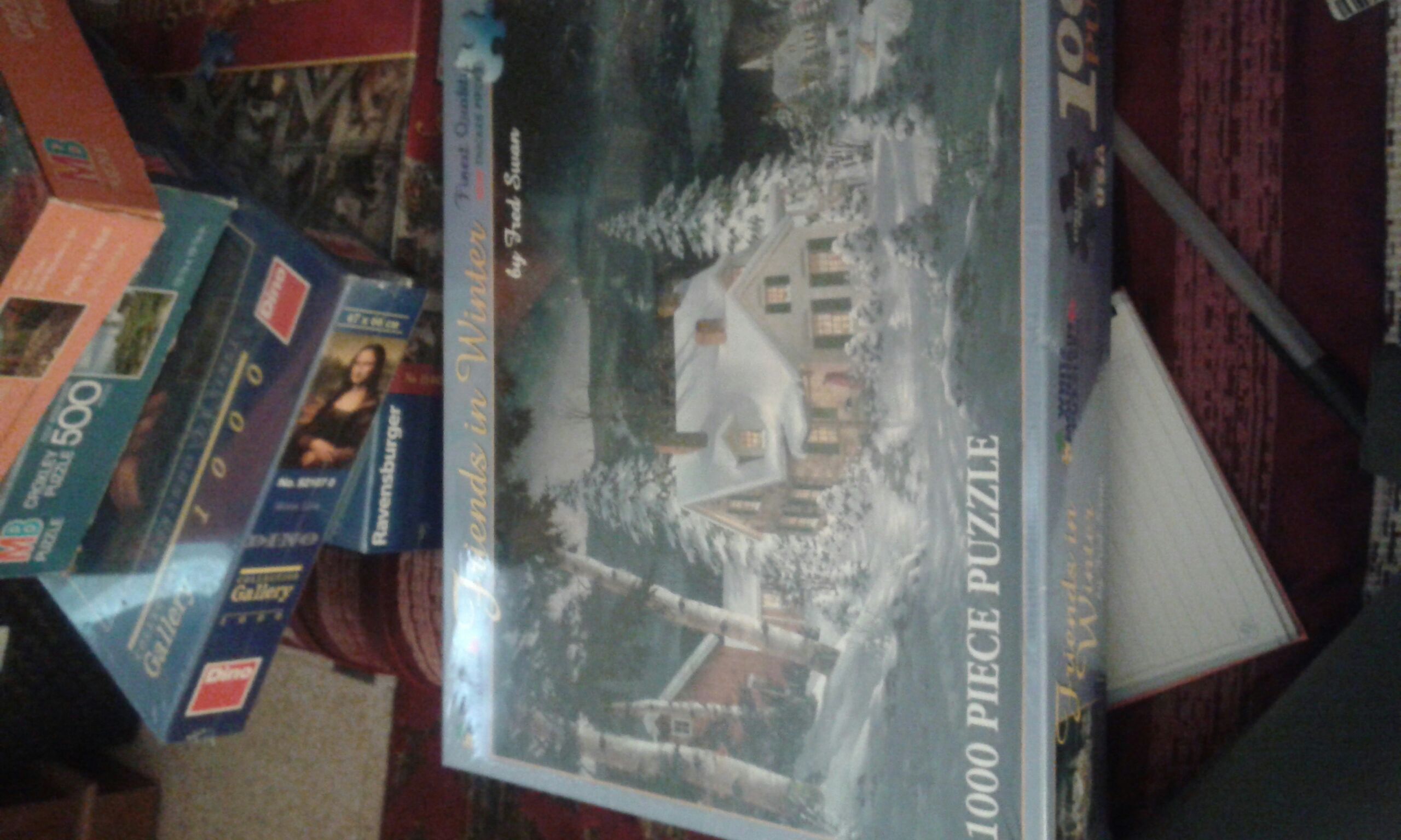 Friends in Winter  (Puzzle) ornament collectible [Barcode 724819250837] - Main Image 2