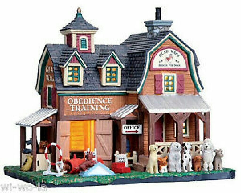 Glad Wags School For Dogs - 05035 - Lighted Building (Christmas) ornament collectible [Barcode 728162050359] - Main Image 1