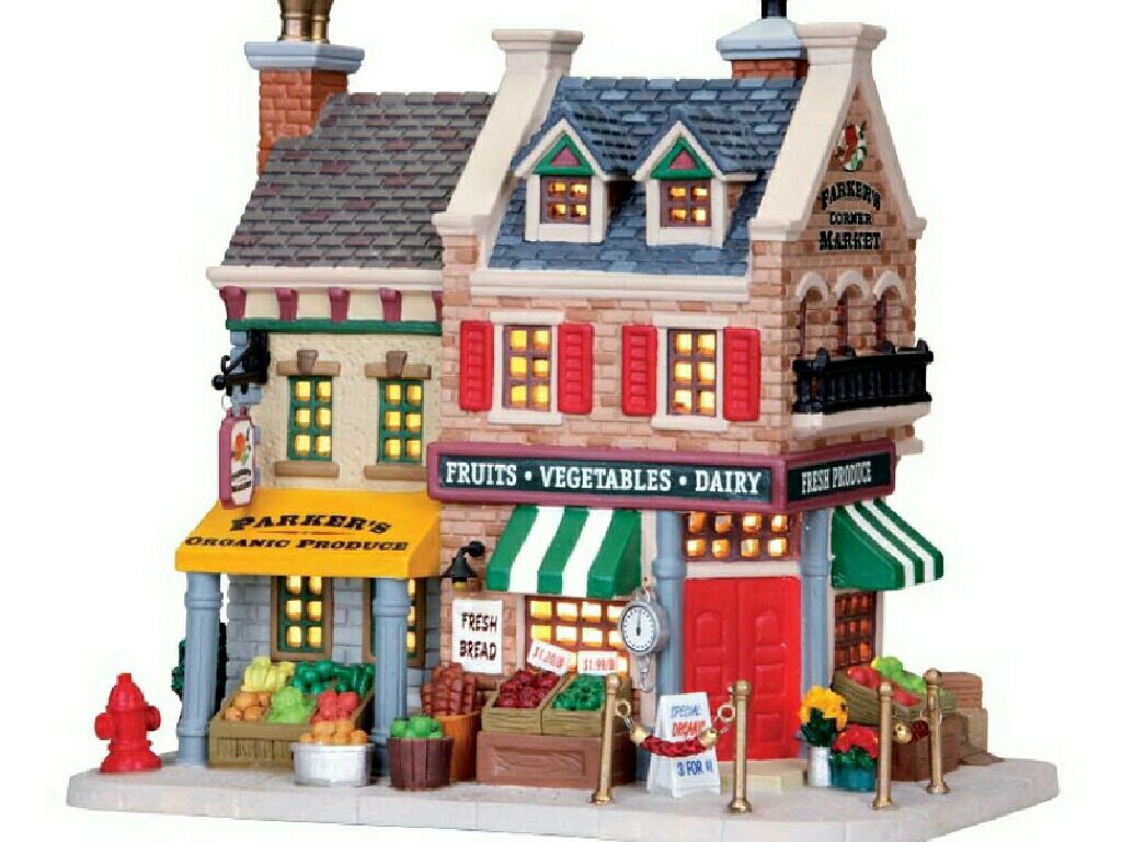 Parker’s Corner Market - Harvest Crossing (Christmas) ornament collectible [Barcode 728162051486] - Main Image 1