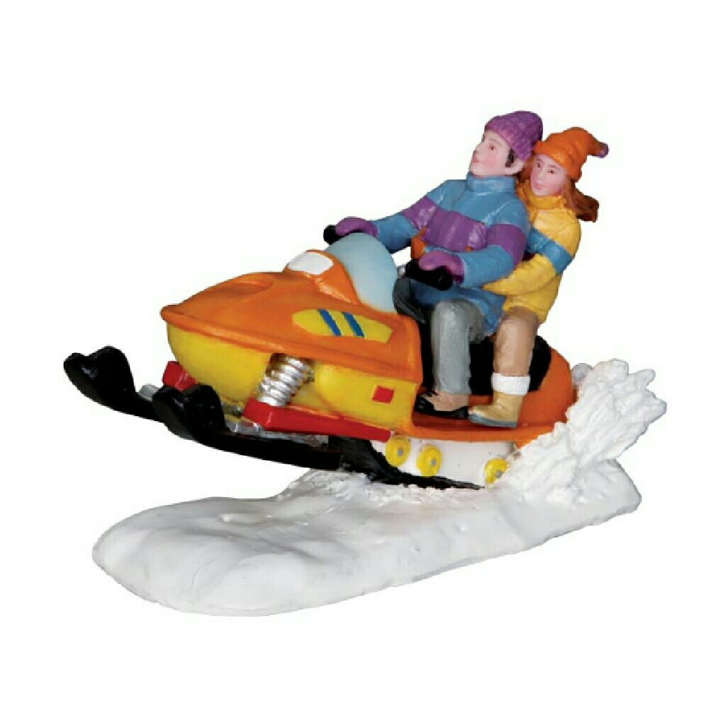 Out For A Spin - 22055 - Lemax Figurines (Christmas) ornament collectible [Barcode 728162220554] - Main Image 2
