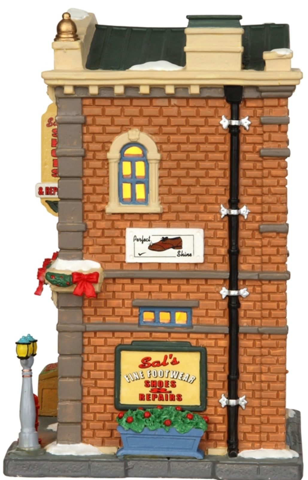 SHOP Sal’s Shoes - Lemax Lighted Building (Christmas) ornament collectible [Barcode 728162355140] - Main Image 2