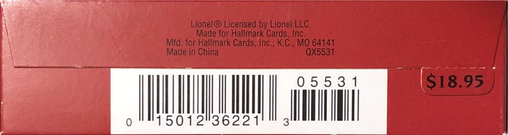 Hudson Steam Locomotive - Lionel Train Series (Trains) ornament collectible [Barcode 015012362213] - Main Image 4