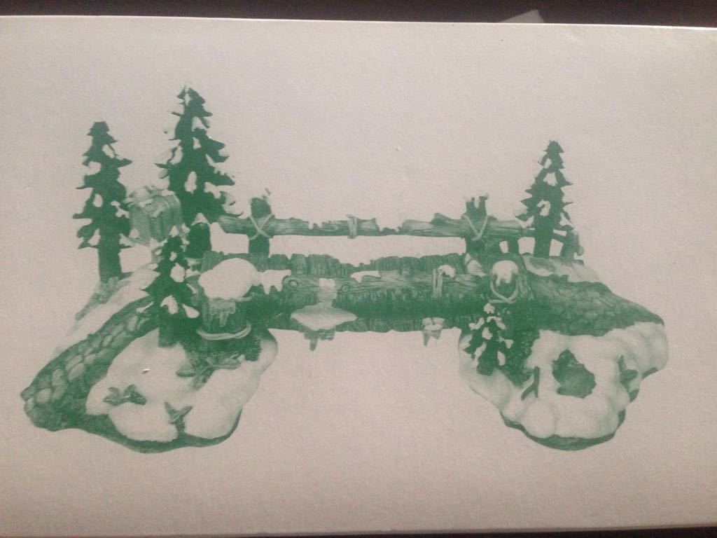 Mill Creek Wooden Bridge  ornament collectible [Barcode 734409097964] - Main Image 2
