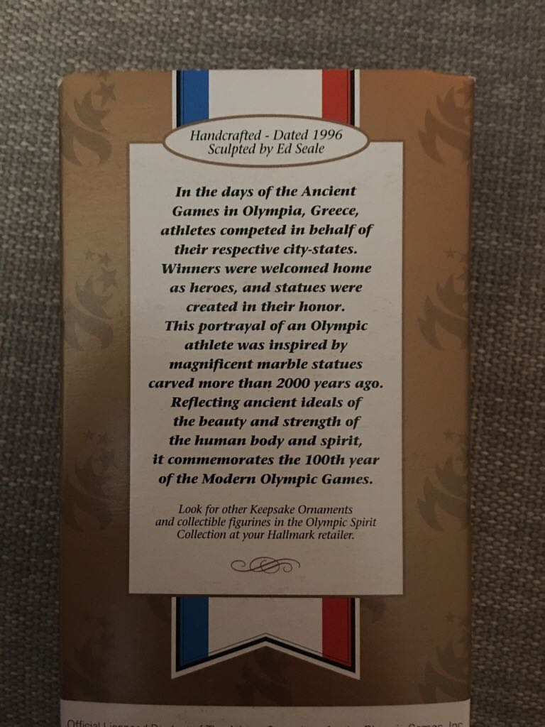 Olympic Triumph - The Olympic Spirit Collection (Sports) ornament collectible [Barcode 015012362749] - Main Image 2