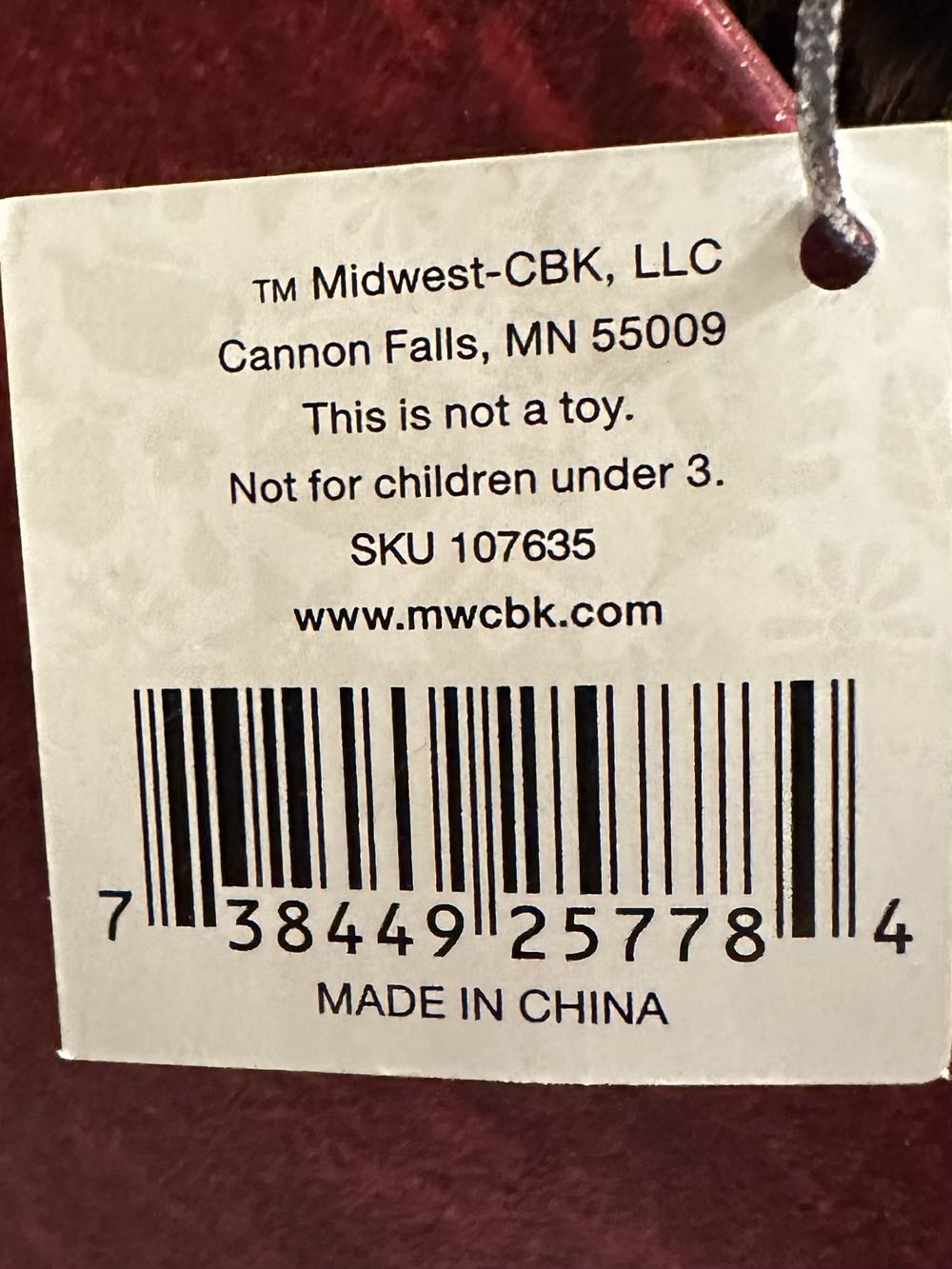 Forest Friends 2.5” Brown And Black Owl Wildlife Ornament  ornament collectible [Barcode 738449257784] - Main Image 3