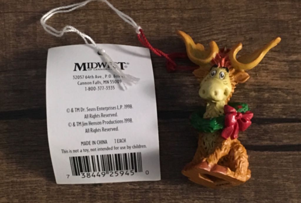 Thidwick And Whozits  (Dr. Suess) ornament collectible [Barcode 738449259450] - Main Image 2