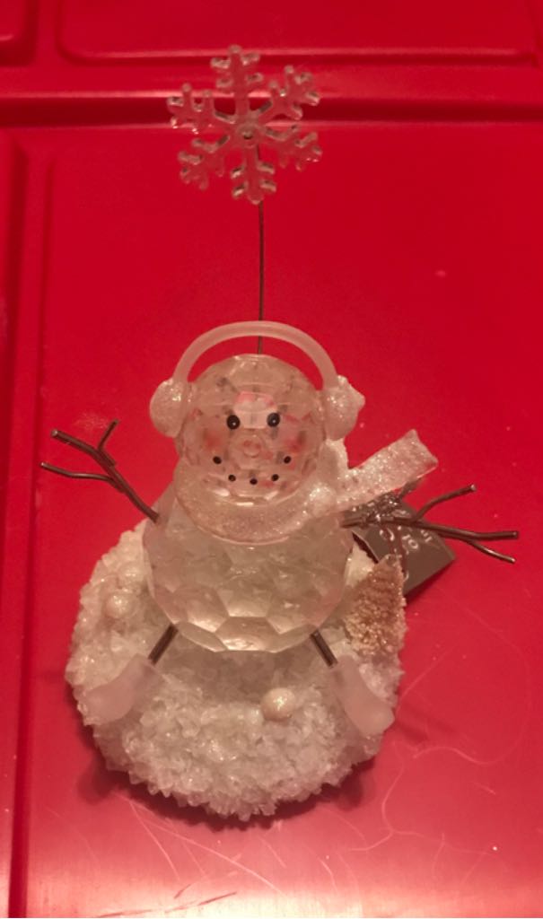 Snowman Light Up Tabletop Decoration   ornament collectible [Barcode 738449874226] - Main Image 1