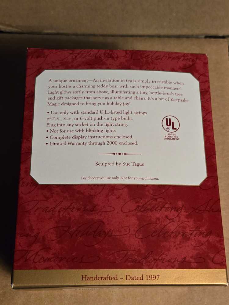 Teapot Party  ornament collectible [Barcode 015012365696] - Main Image 2