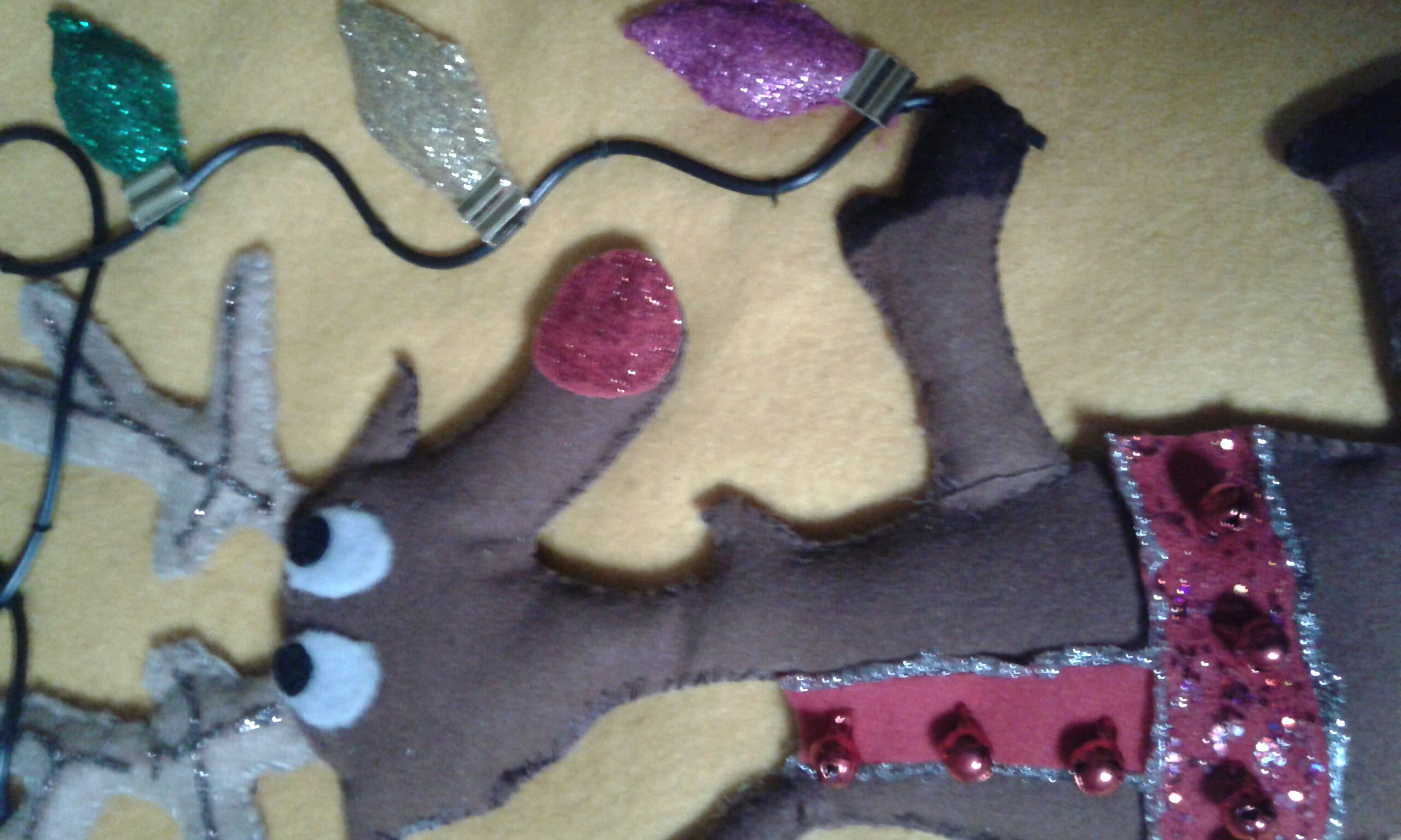 bota reno rudolph - Botas De Fieltro (Navidad) ornament collectible [Barcode 7501001604110] - Main Image 2