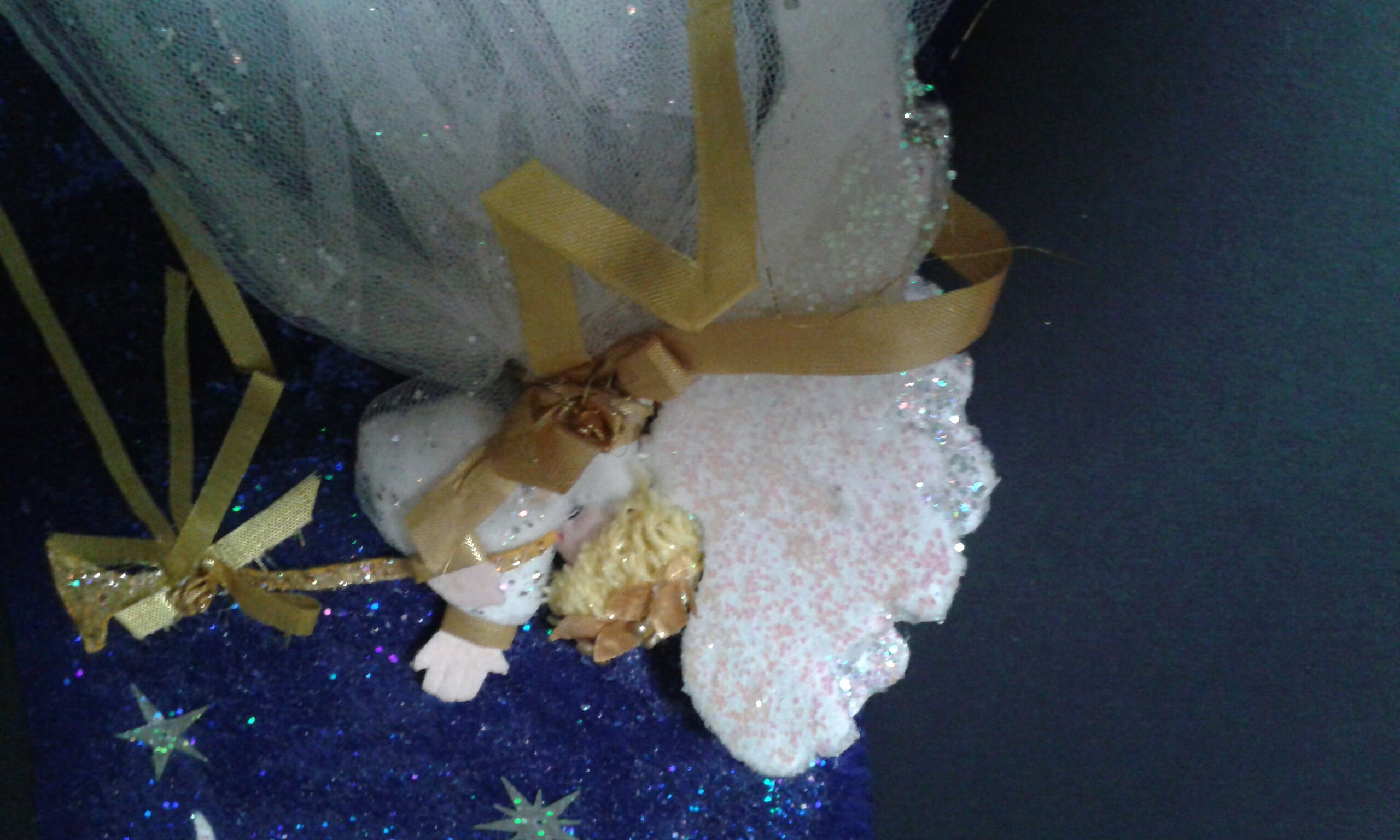 bota de angel con trompeta - Botas De Fieltro (Navidad) ornament collectible [Barcode 7501032907570] - Main Image 2