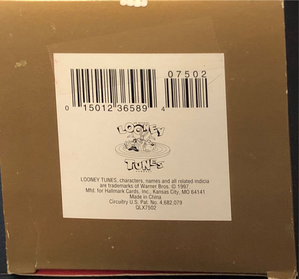 Decorator Taz - Looney Tunes (Cartoons) ornament collectible [Barcode 015012365894] - Main Image 3