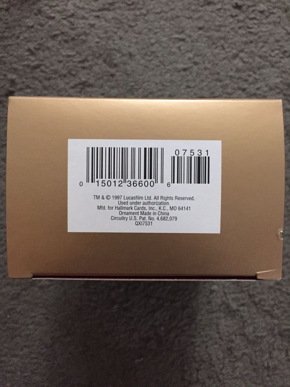 Star Wars:  Darth Vader - Star Wars (Star Wars) ornament collectible [Barcode 015012366006] - Main Image 4