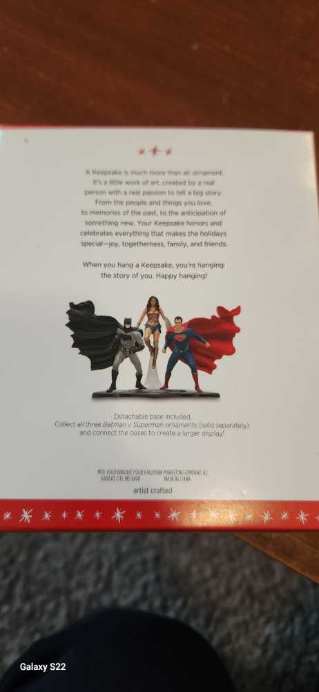 Superman - Batman v Superman: Dawn of Justice (DC Superheroes) ornament collectible [Barcode 76371103] - Main Image 2