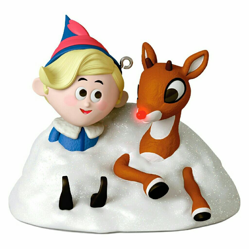 Is This Your Snowbank? - Rudolph The Red Nose Reindeer (Rudolph The Red Nosed Reindeer, Magic: Light (Battery Op)) ornament collectible [Barcode 76377488] - Main Image 1