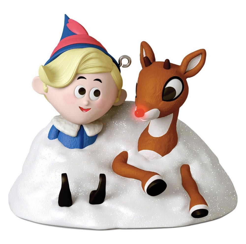 Is This Your Snowbank? - Rudolph The Red Nose Reindeer (Rudolph The Red Nosed Reindeer, Magic: Light (Battery Op)) ornament collectible [Barcode 76377488] - Main Image 3