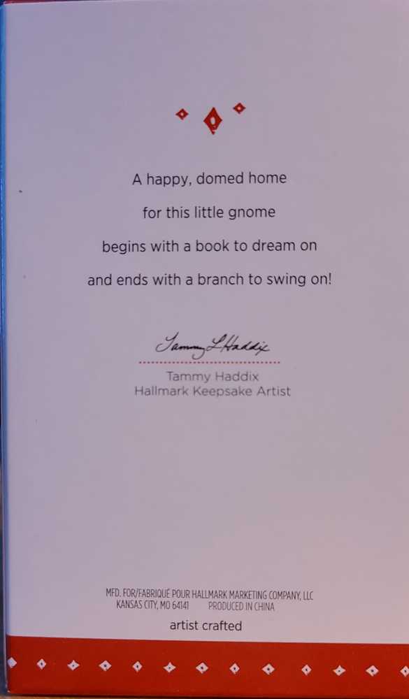 Home Sweet Gnome - Gnome For The Holidays (Gnomes) ornament collectible [Barcode 763795004379] - Main Image 2