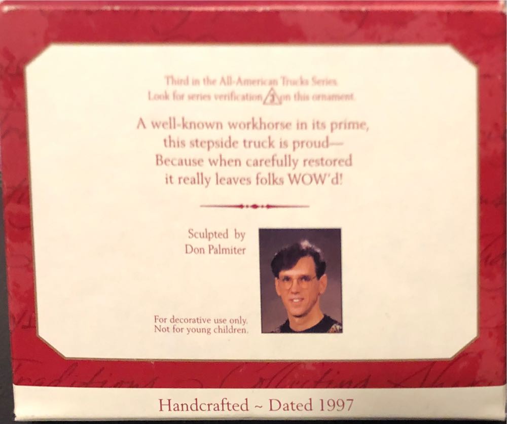 1953 GMC - All American Trucks (Trucks) ornament collectible [Barcode 015012371529] - Main Image 2