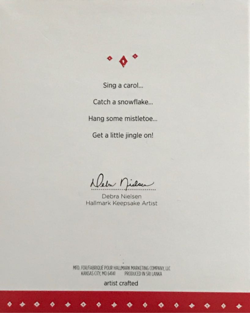 A Little Jingle  (Sign) ornament collectible [Barcode 763795007257] - Main Image 2