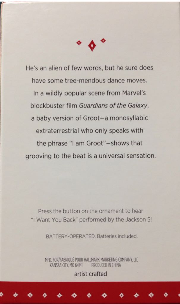 Groot Potted* - Marvel (Superheroes) ornament collectible [Barcode 763795008964] - Main Image 2