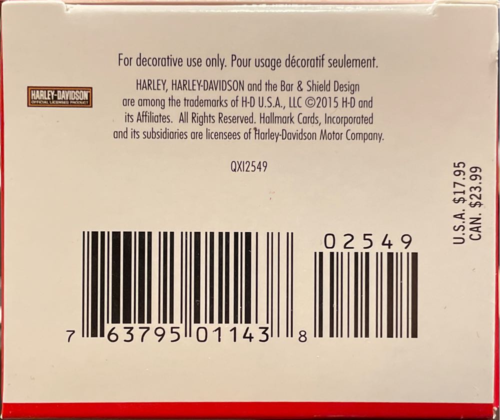 17 - 1958 FLH Duo-Glide - Harley-Davidson Motorcycle Milestones (Harley Davidson Motorcycles) ornament collectible [Barcode 763795011438] - Main Image 3