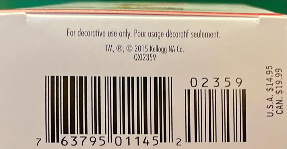 Toucan Sam - Vintage Kelloggs (Hanging Ornament) ornament collectible [Barcode 763795011452] - Main Image 4