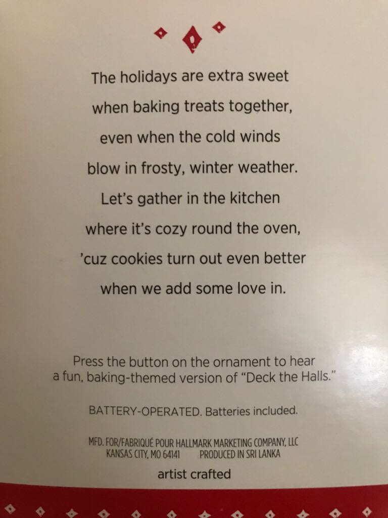 Baking Treats Together - Snowman Musical (Snowman Family) ornament collectible [Barcode 763795012077] - Main Image 2