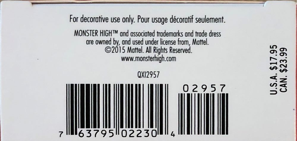 Frankie Stein - Monster High (Monster High) ornament collectible [Barcode 763795022304] - Main Image 4