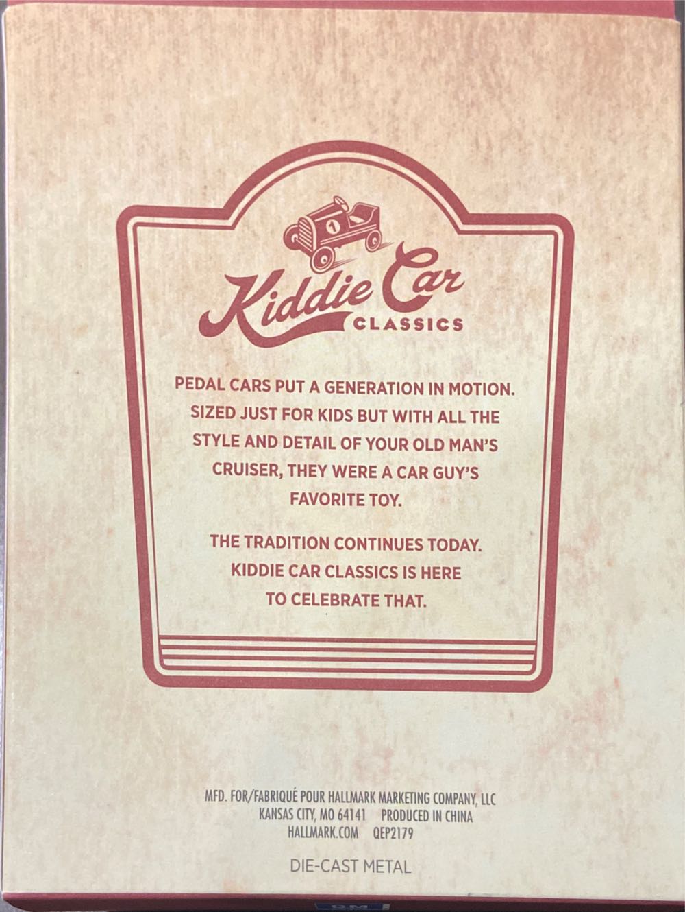 1957 Chevrolet Bel-air - Kiddie Car Classics ornament collectible [Barcode 763795023547] - Main Image 2