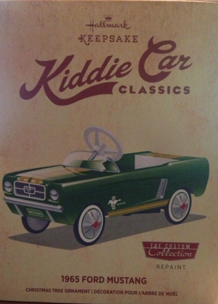Kiddie Car 1965 Ford Mustang - Kiddie Car Classics ornament collectible [Barcode 763795026357] - Main Image 1