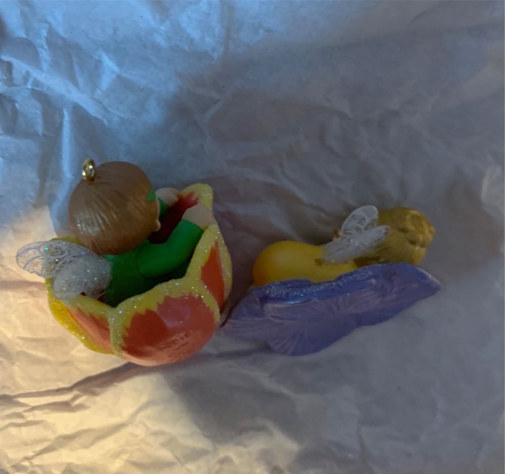 Pansy and Tulip - Baby Fairy Messengers (2nd In Series: Pansy And Tulip) ornament collectible [Barcode 763795028016] - Main Image 4