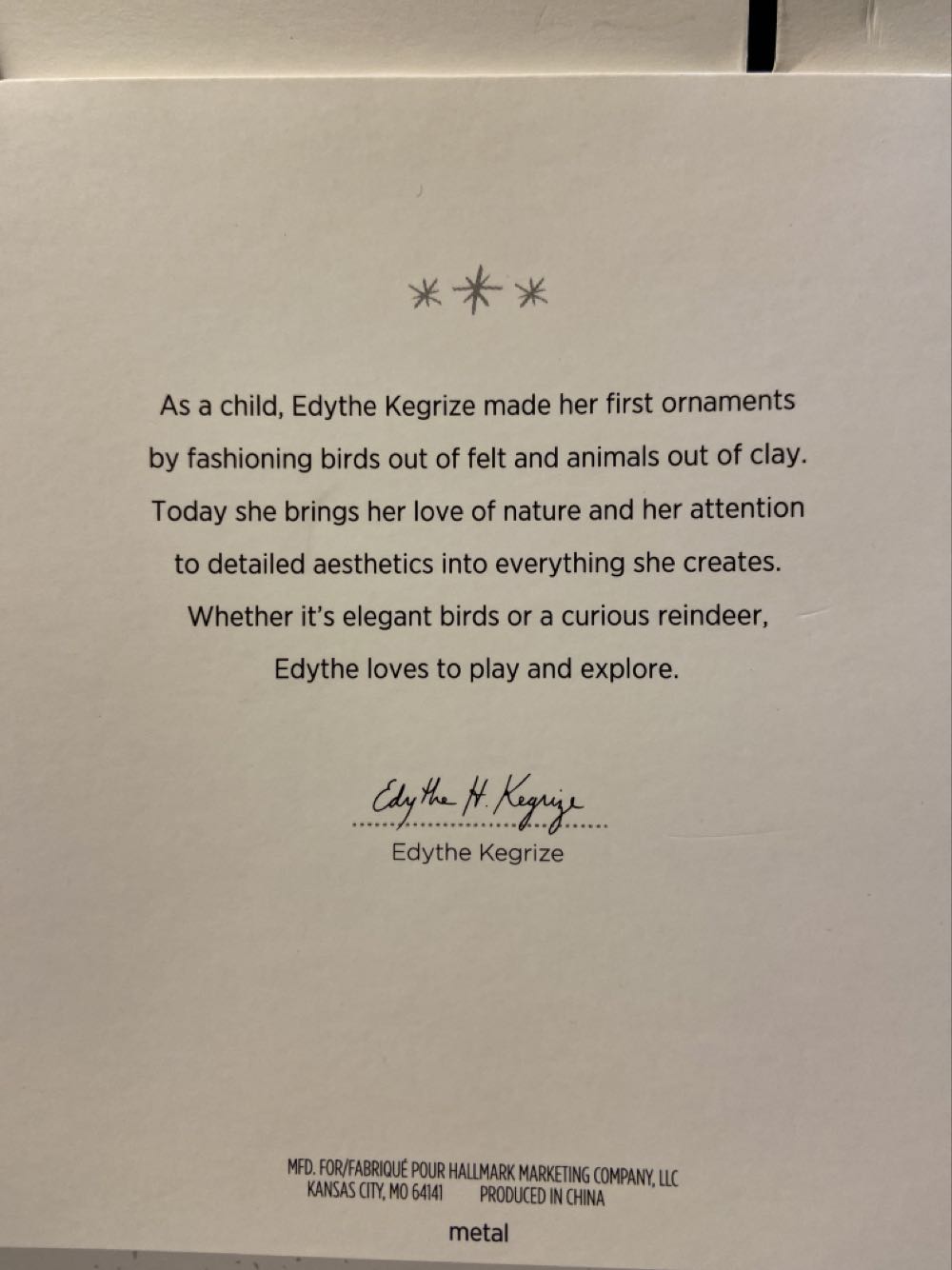 Cruz Del Sagrado Corazon  (Religious) ornament collectible [Barcode 763795029211] - Main Image 2