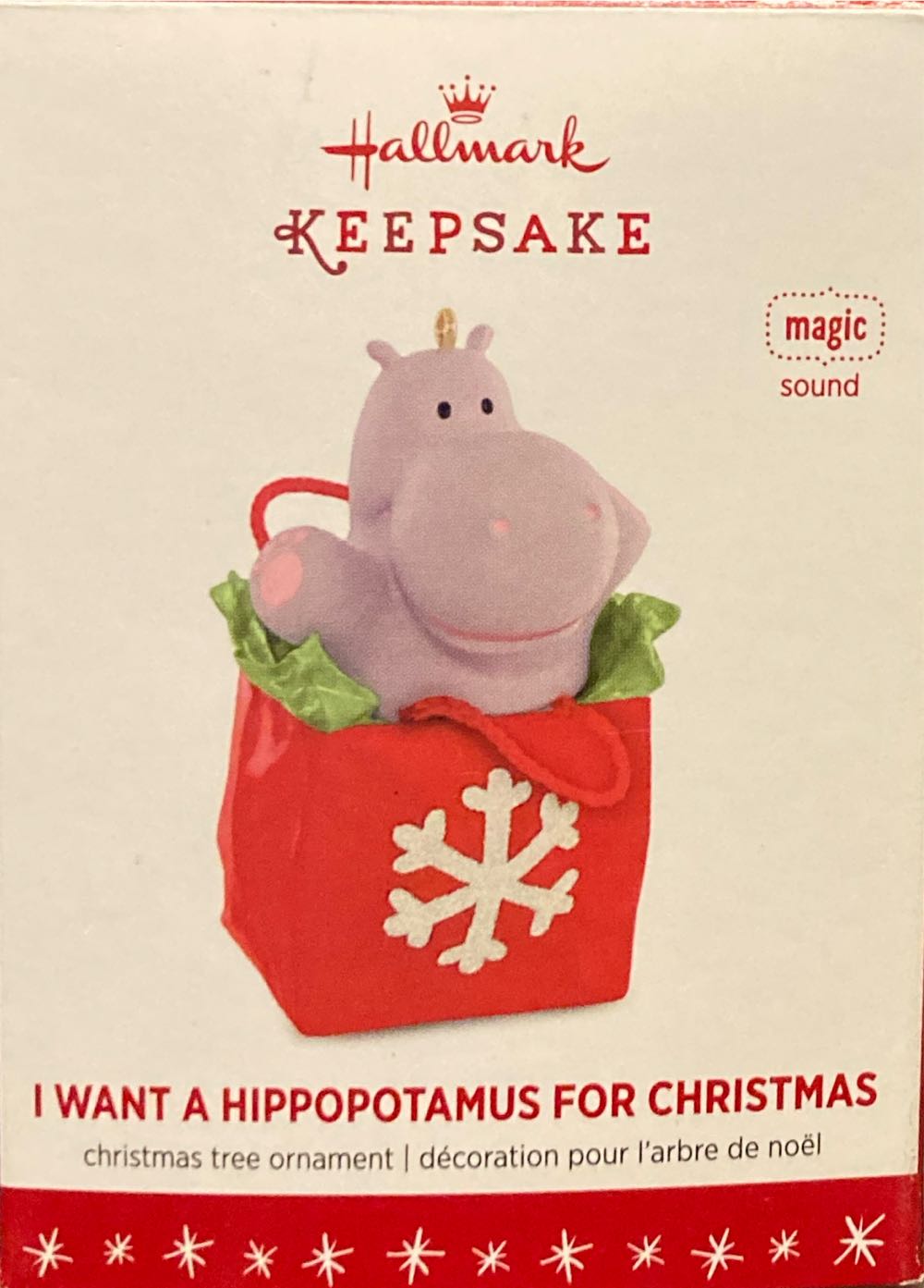 I Want A Hippopotamus - I Want A Hippopotamus For Christmas (Christmas Battery operated) ornament collectible [Barcode 763795035571] - Main Image 2