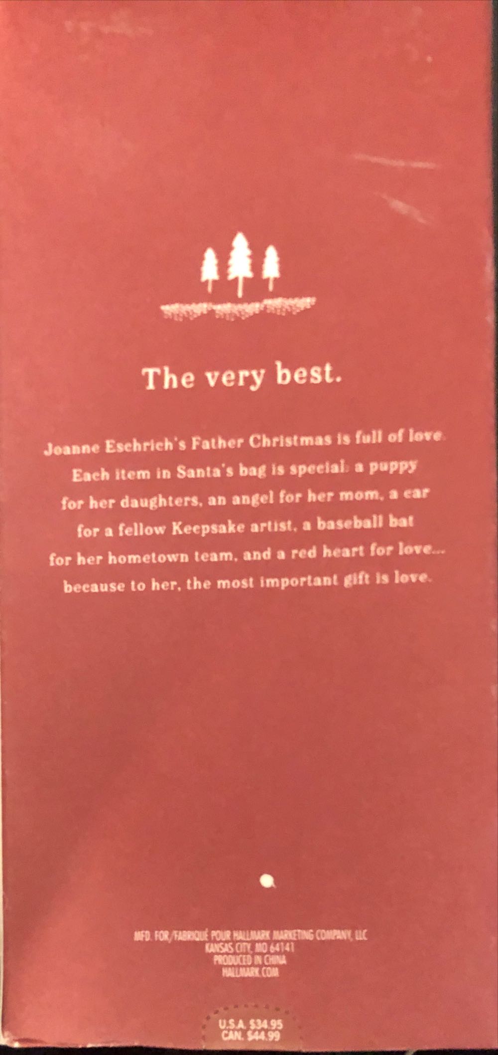 Father Christmas - Father Christmas (Santa) ornament collectible [Barcode 763795037926] - Main Image 2