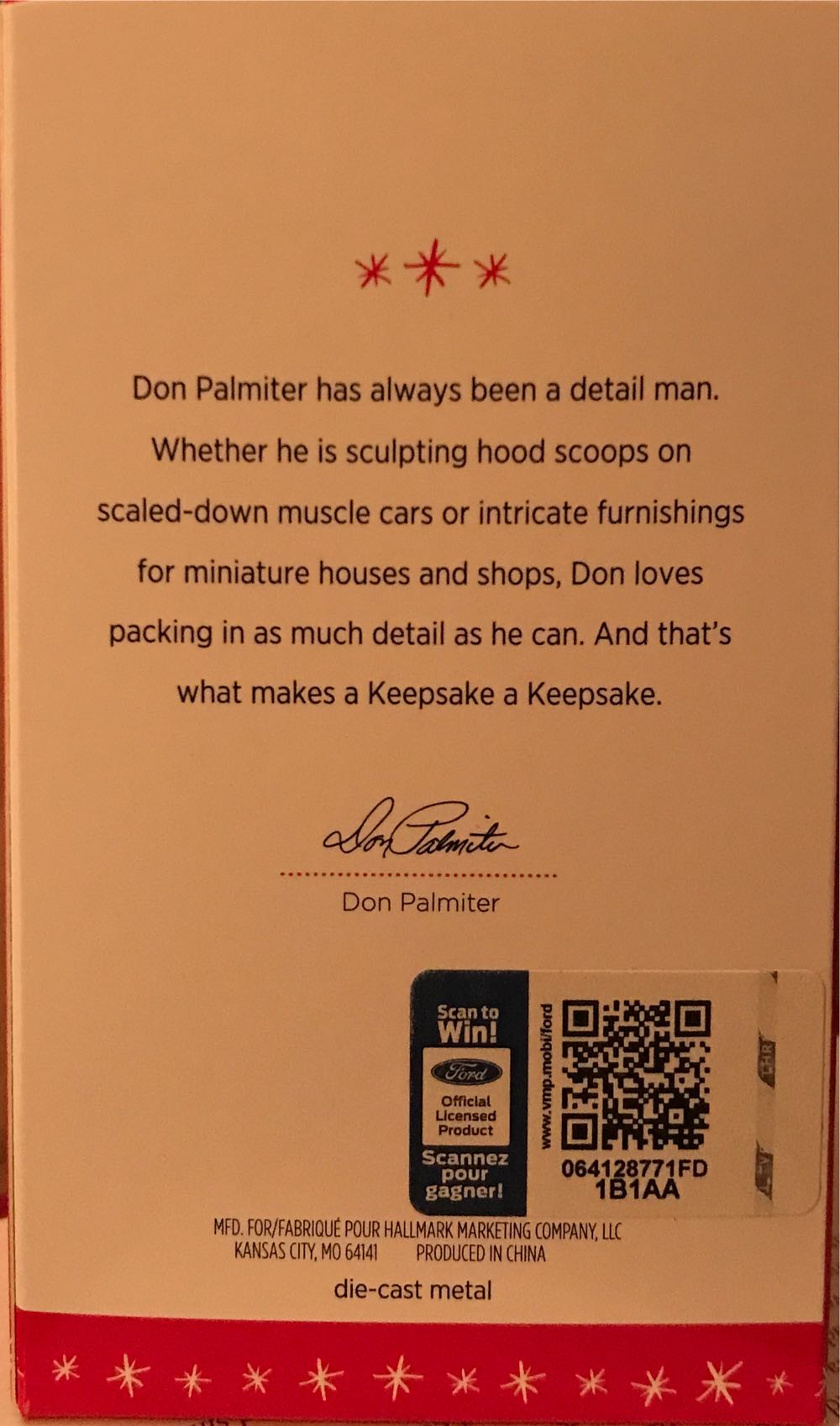 All American Trucks:1970 Ford Bronco - All-American Trucks (Trucks) ornament collectible [Barcode 763795038473] - Main Image 2