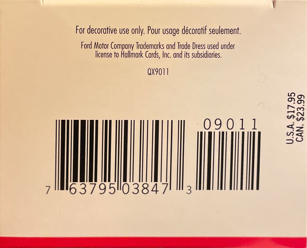 All American Trucks:1970 Ford Bronco - All-American Trucks (Trucks) ornament collectible [Barcode 763795038473] - Main Image 4