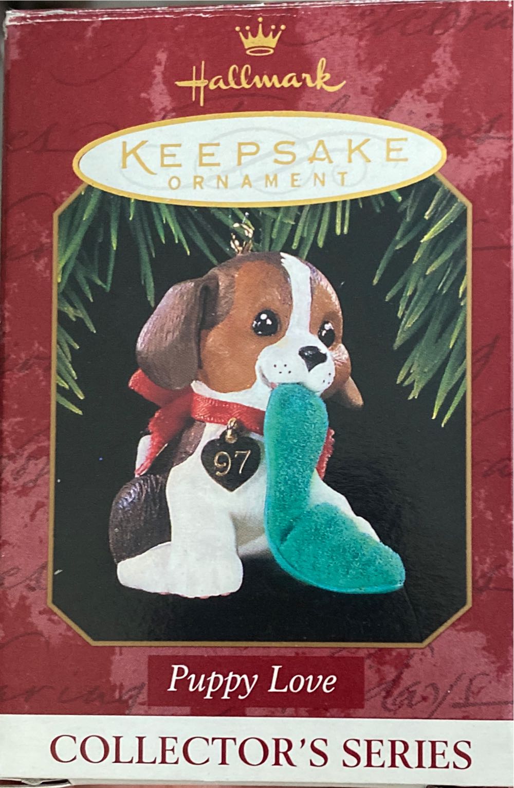 Puppy Love #7 - Beagle - Puppy Love (Dog) ornament collectible [Barcode 015012372823] - Main Image 3