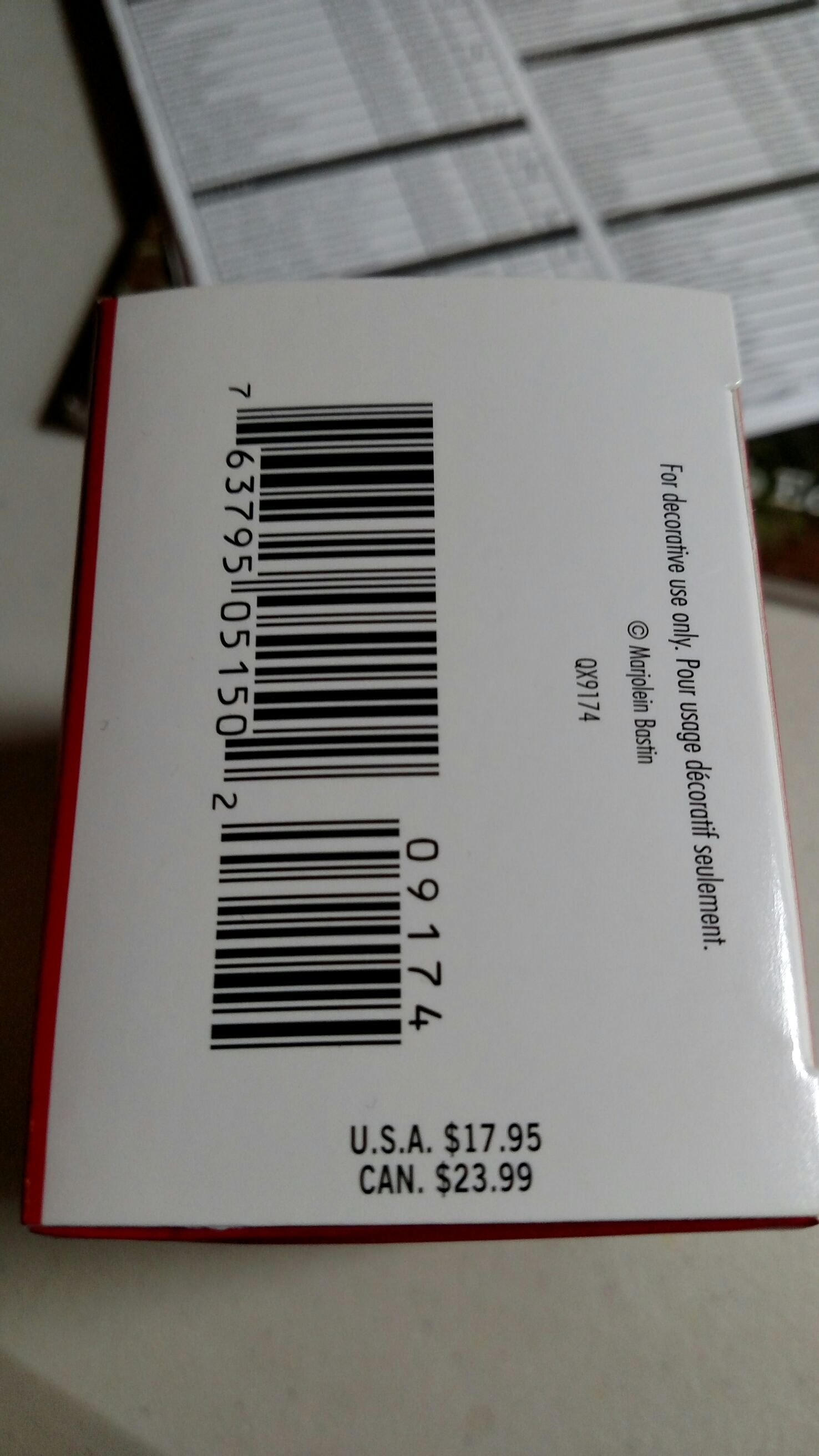 Winter Wonder - Nature’s Sketchbook (Marjolein Bastin) ornament collectible [Barcode 763795051502] - Main Image 2