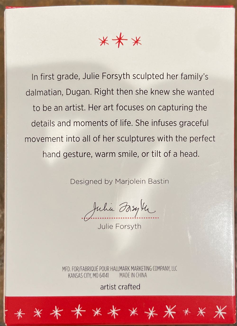 Winter Wonder - Nature’s Sketchbook (Marjolein Bastin) ornament collectible [Barcode 763795051502] - Main Image 3